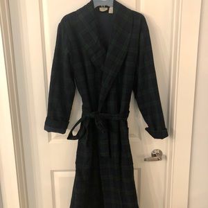 Men’s Scotch Plaid Flannel Robe